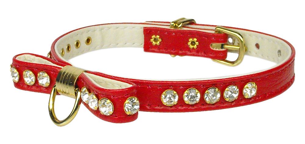 Bow Collar Red 14
